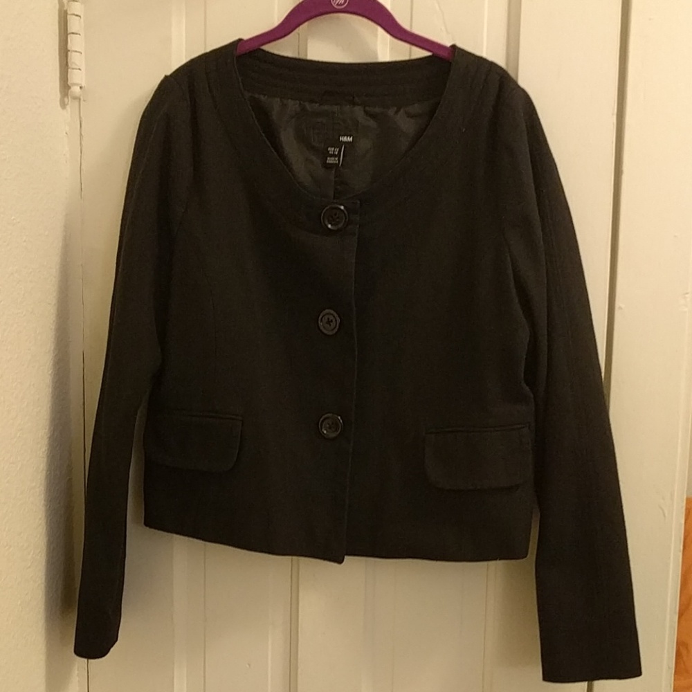 Scoop Neck Blazer